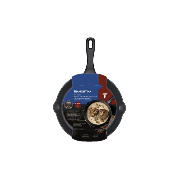 Cast Iron Skillet Pre-Seasoned 20cm