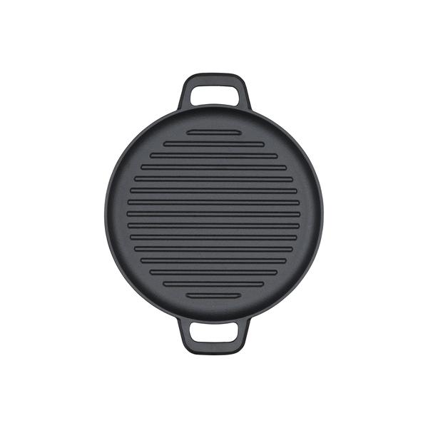 Round Cast Iron Grill with Double Handles