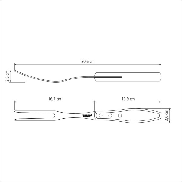 Polywood Carving Fork 30cm