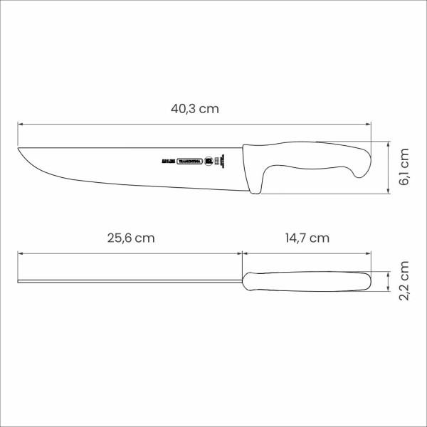 Professional Master Black Meat Knife 10", 26cm