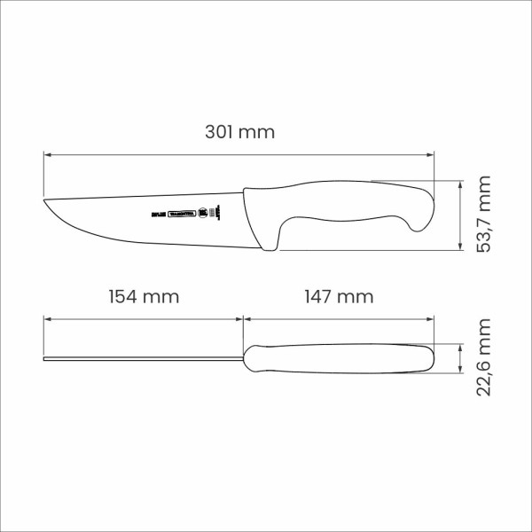 Professional Master Black Meat Knife 6", 15cm