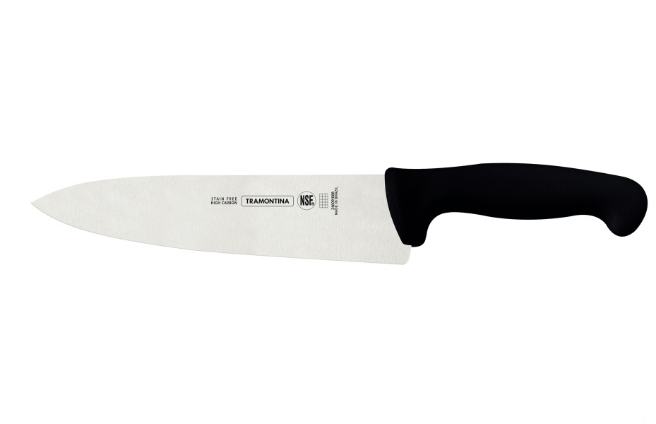 Professional Master Black Cooks Knife 8", 20cm
