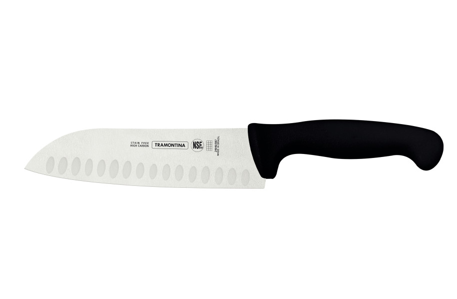 Professional Master Black Santoku Knife 7", 17cm