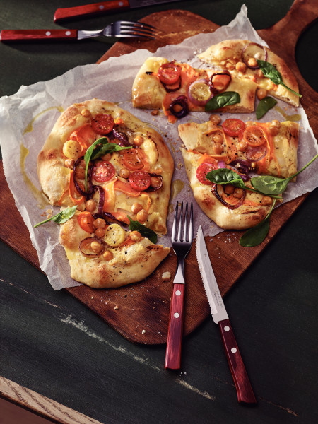 Churrasco Steak Knife Polywood Traditional Steak Set Red 12pc