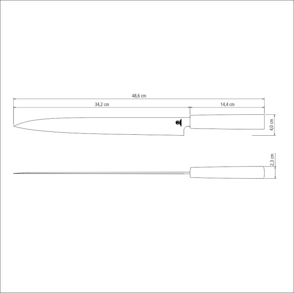 Sushi Yanagiba Knife  13", 34cm