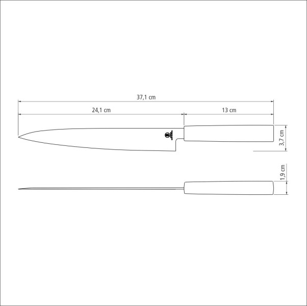 Sushi Yanagiba Knife 9", 24cm