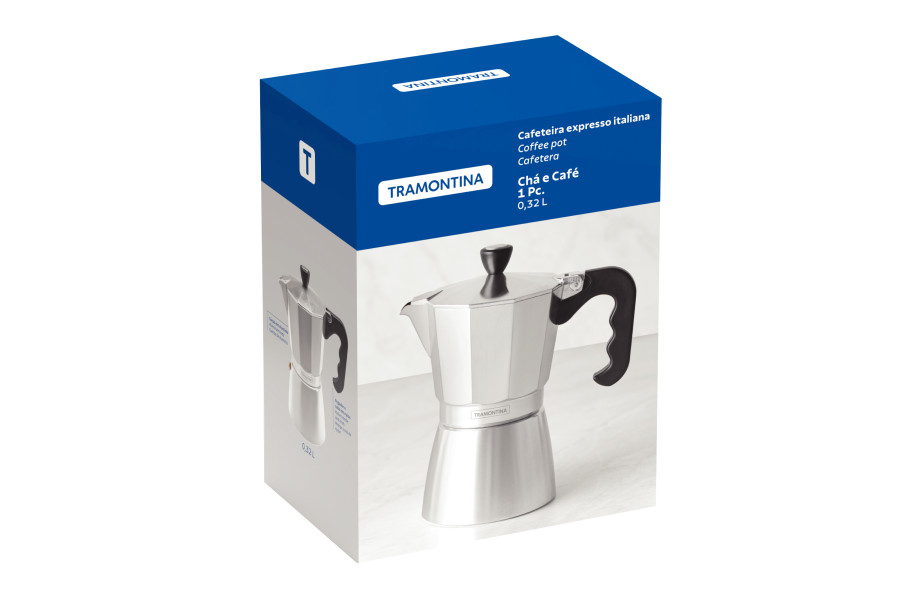 Italian Espresso Coffee Maker 320ml, 6 Cup