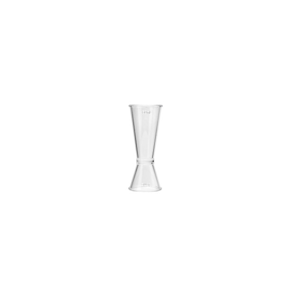 Japanese Jigger Polycarbonate 30/60ml 12pk