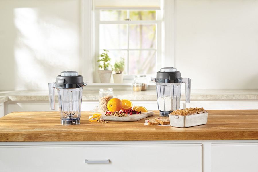 Classic Dry Grains Container 0.9L, Lid/Cap/Blade/Tamper
