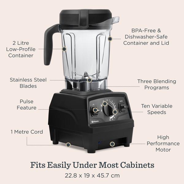 E520 Explorian Blender High-Performance Blender - Black
