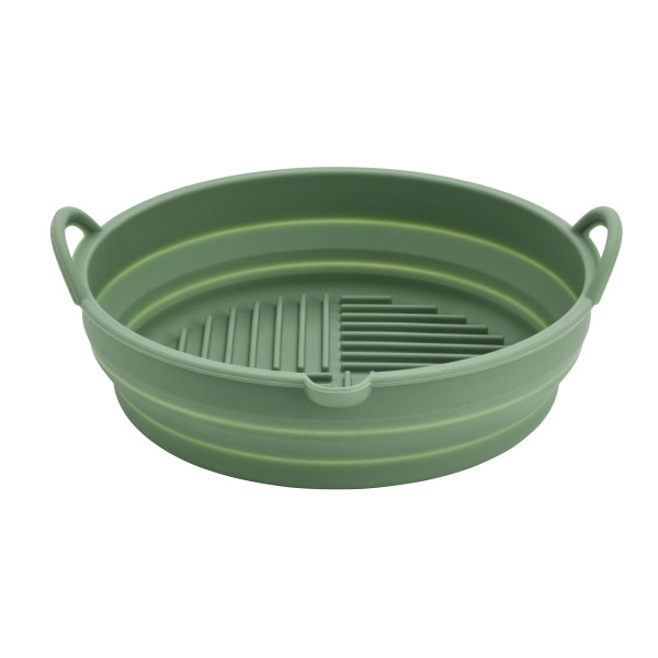 Silicone Air Fryer Round Collapsible Pan 19cm