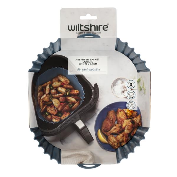Air Fryer Basket 22cm Square w/ hand