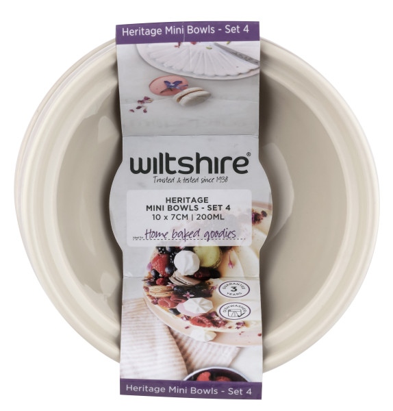 Heritage Bowls 10cm - Set 4