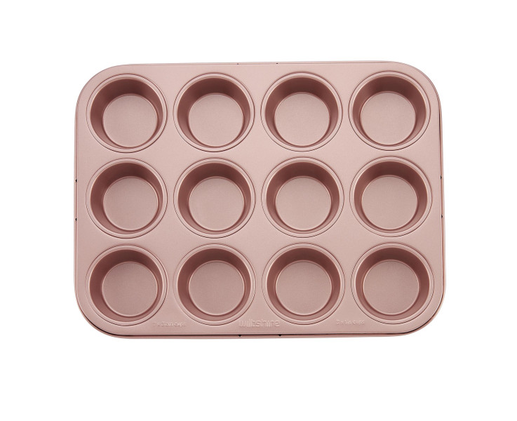 Rose Gold Muffin Pan 12 Cup
