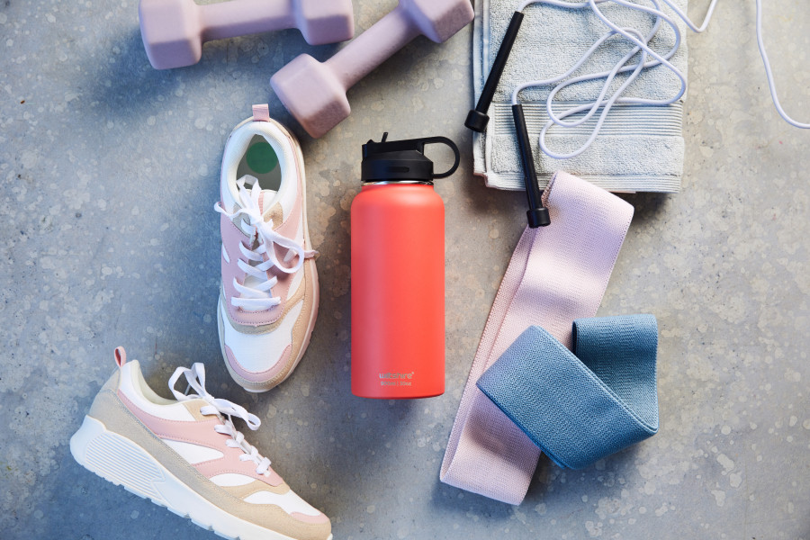 Stainless Steel Bottle Coral 900ml