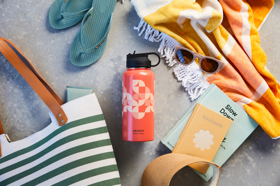 Stainless Steel Bottle Flamingo 900ml