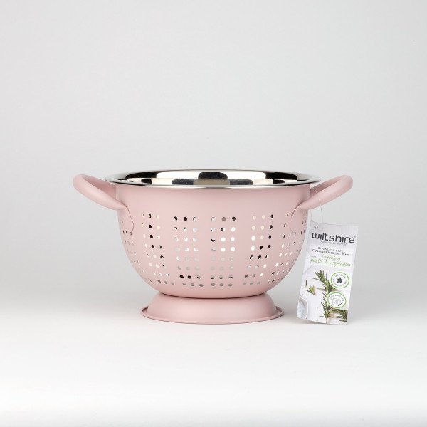 Extra Deep Colander 18cm - Rose Pink