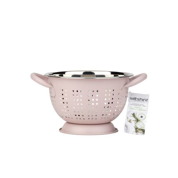 Extra Deep Colander 18cm - Rose Pink