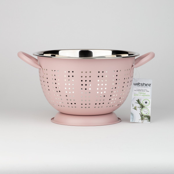 Extra Deep Colander 22cm - Rose Pink