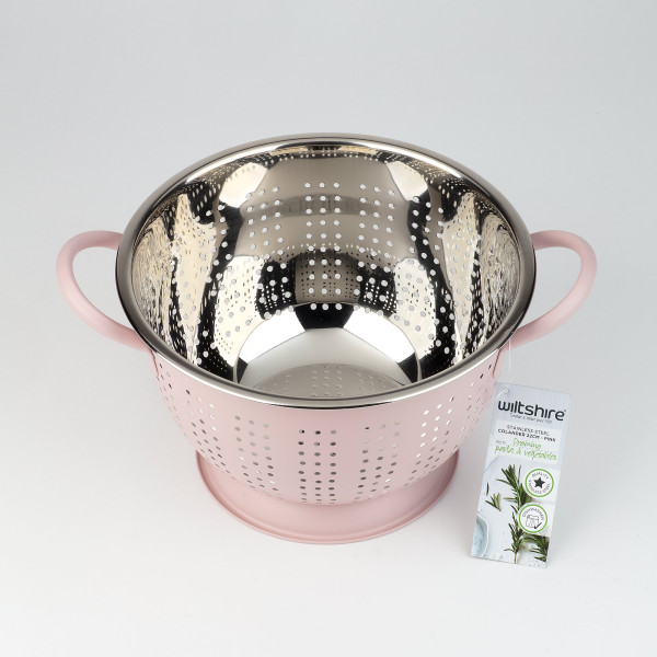 Extra Deep Colander 22cm - Rose Pink