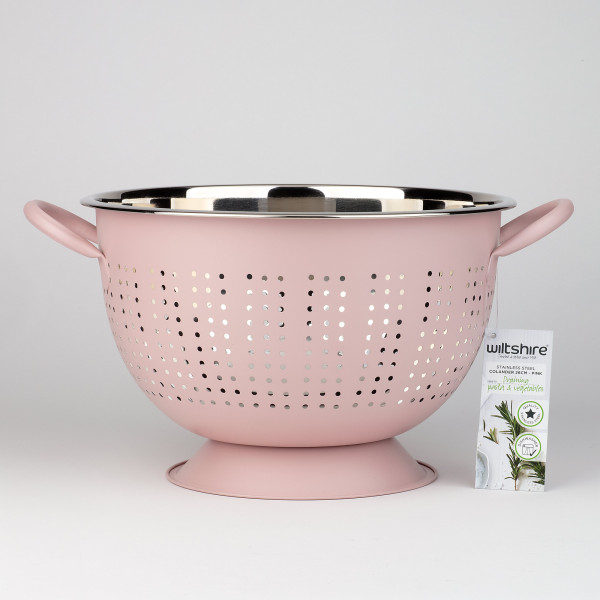 Extra Deep Colander 26cm - Rose Pink