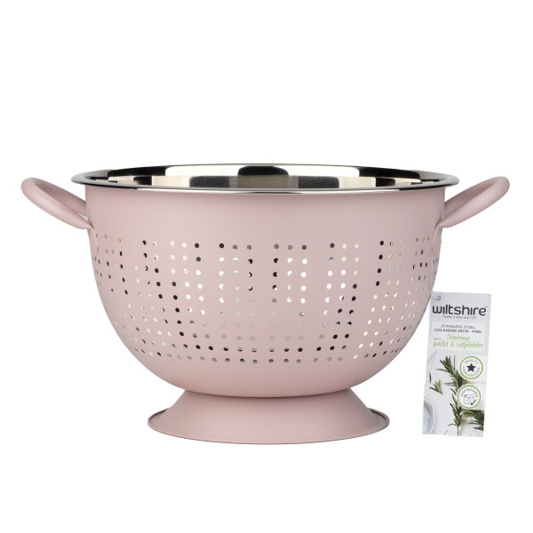 Extra Deep Colander 26cm - Rose Pink