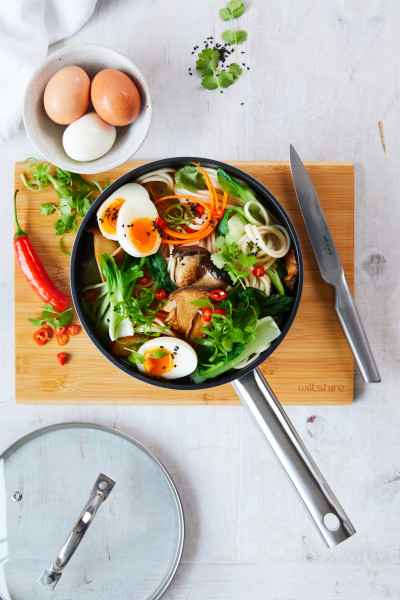 Easycook Pine Induction Saucepan 16cm|1.23l with glass lid