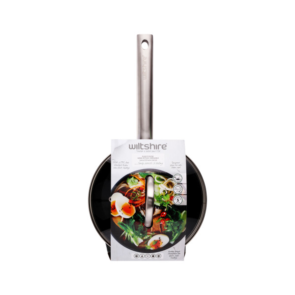 Easycook Pine Induction Saucepan 20cm|2.17l with glass lid