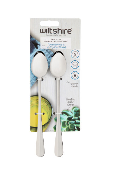 Baguette Parfait Spoon 4Piece Stainless Steel