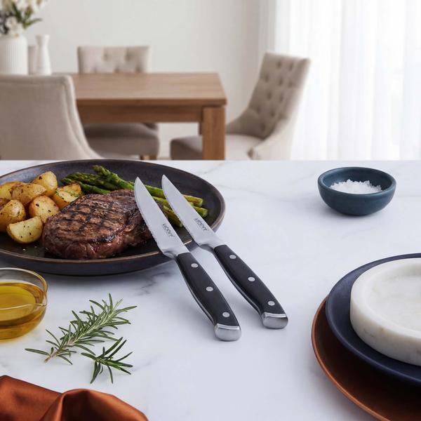 Salisbury Triple Rivet Steak Knife Set - 2 Piece