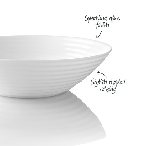 Pearl Ripple 12 Piece Dinner Set