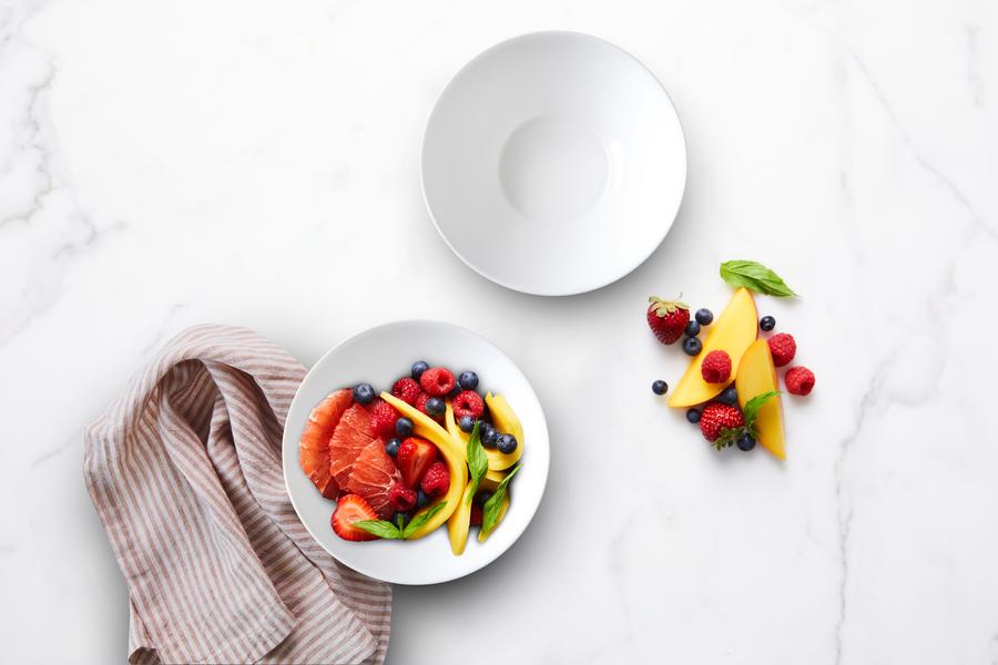 White Coupe 12 Piece Dinner Set