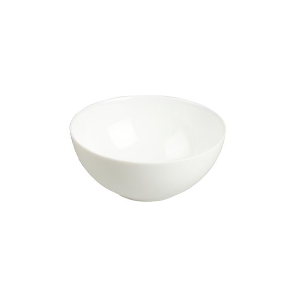 White Coupe Glass Rice Bowl 12cm