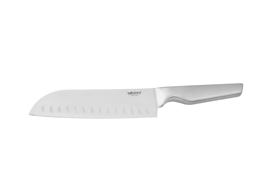 Signature Stainless Steel Santoku 18cm