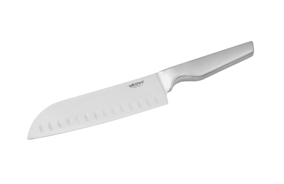 Signature Stainless Steel Santoku 18cm