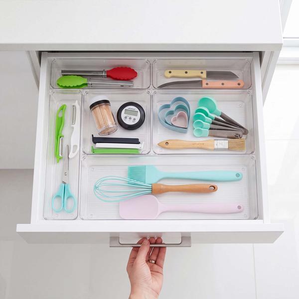 Medium and Narrow Clear Drawer