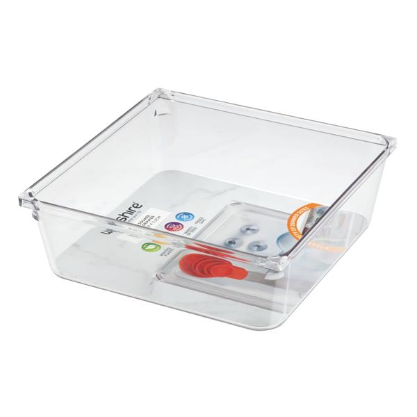 Small and Wide Clear Drawer