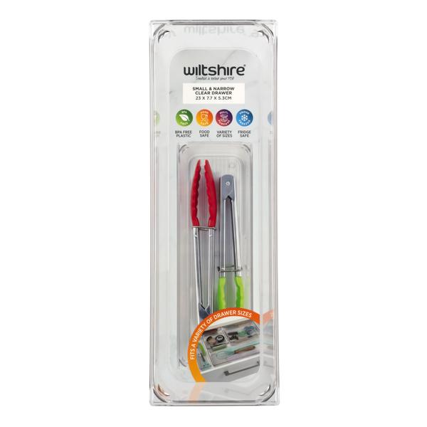 Small & Narrow Clear Drawer