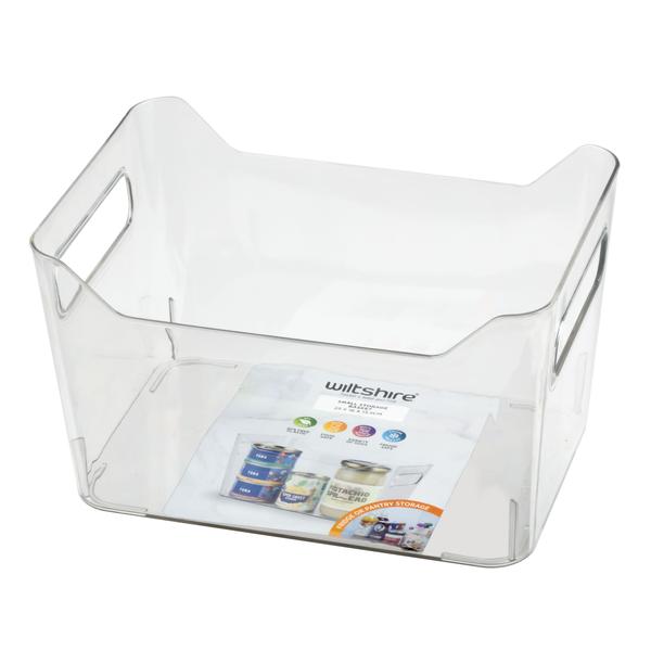 Cut out Edge Clear Basket  -  Small