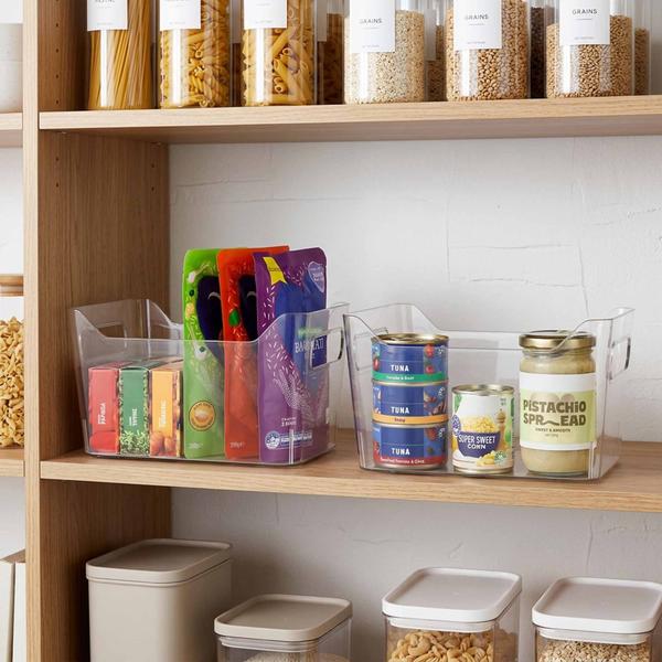Cut out Edge Clear Basket  -  Small