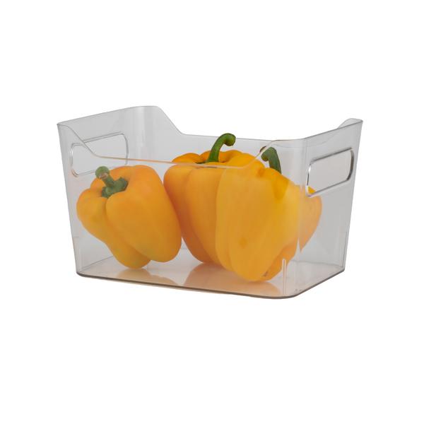 Cut out Edge Clear Basket  -  Small