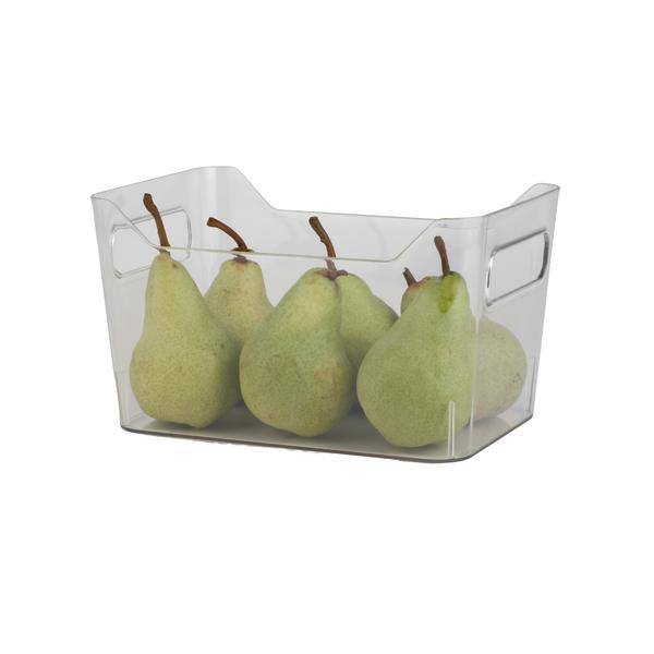 Cut out Edge Clear Basket  -  Small