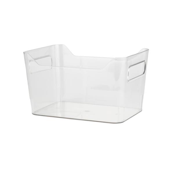 Cut out Edge Clear Basket  -  Small
