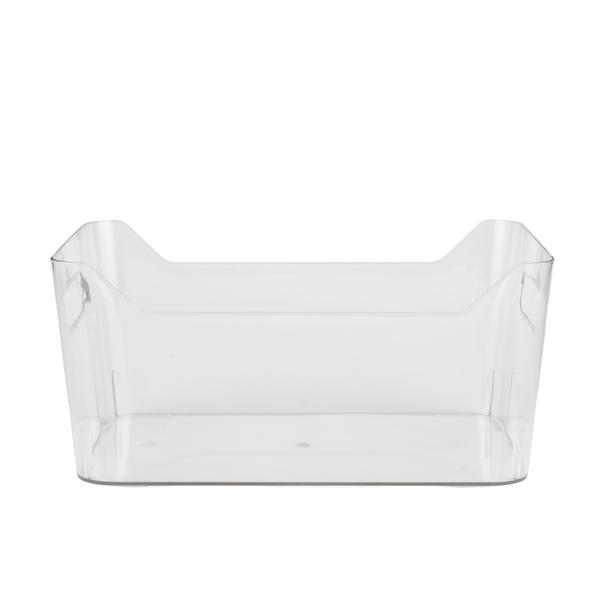 Cut out Edge Clear Basket  - Large