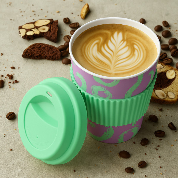 Travel Mug Reusable 340ml Assorted Colours