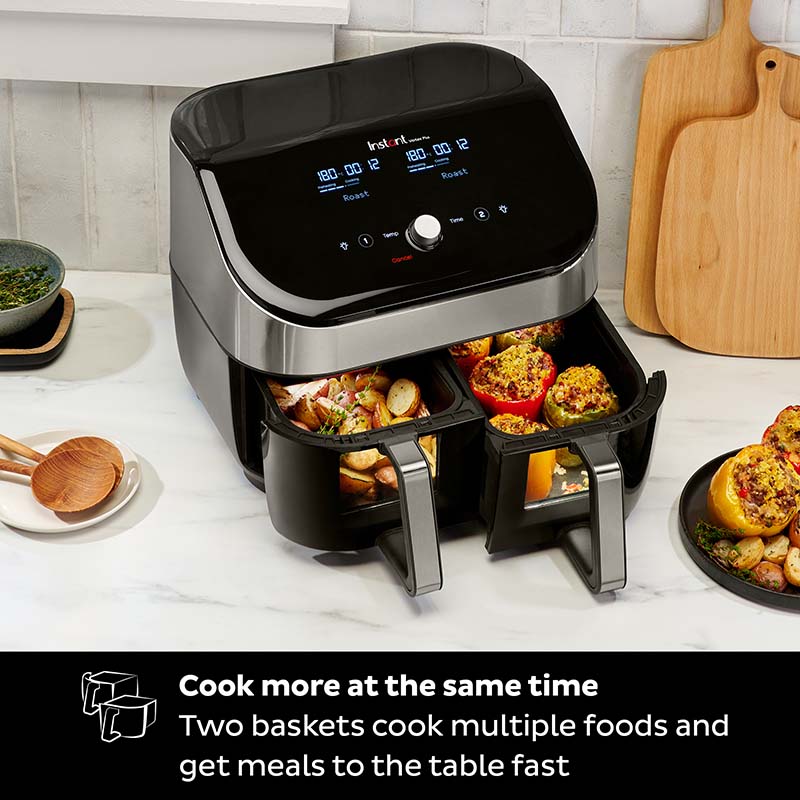 140-3128-01-AU Vortex Plus ClearCook Dual Air Fryer 8L – Tile 6