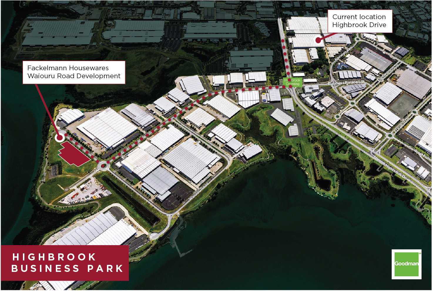 New location map